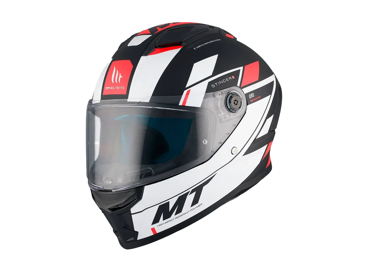 Мотошолом MT STINGER 2 Zivze B5 Matt Red XXS