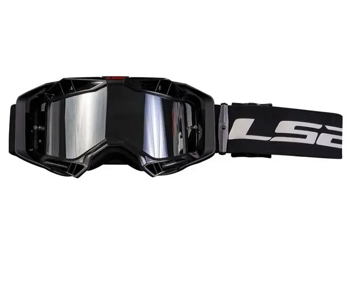 Маска кросова LS2 AURA PRO Black Mirror Lens
