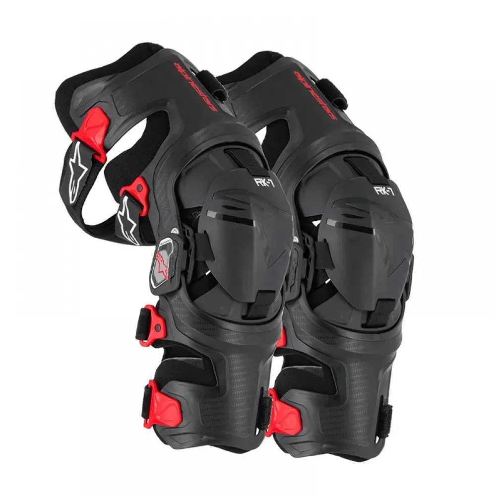 Мотонаколінники Alpinestars RK-7 Plasma Black/Red L