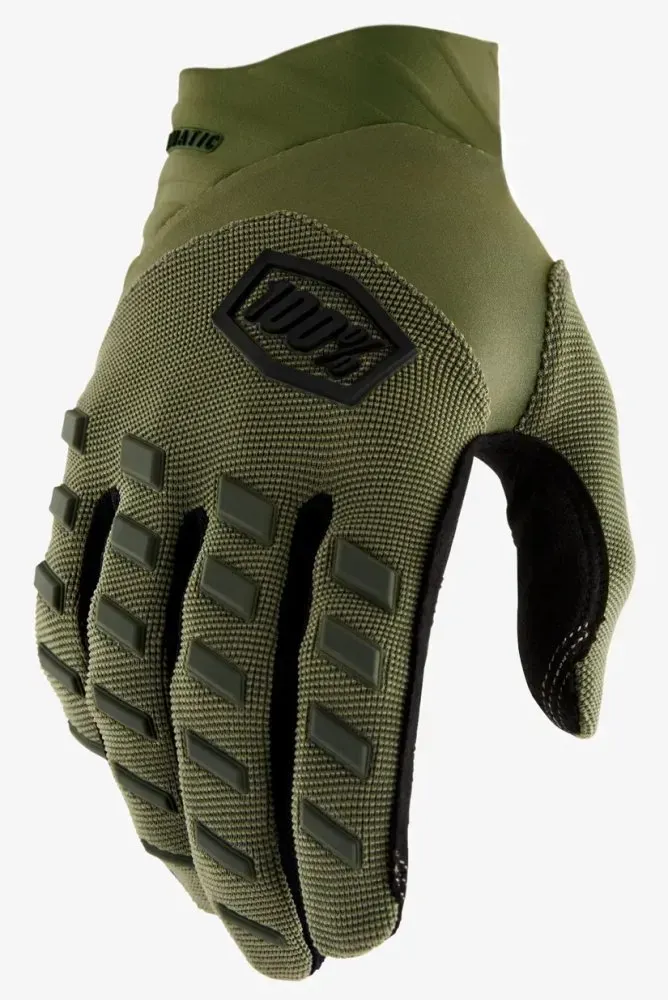 Моторукавички RIDE 100% AIRMATIC Glove Army Green M