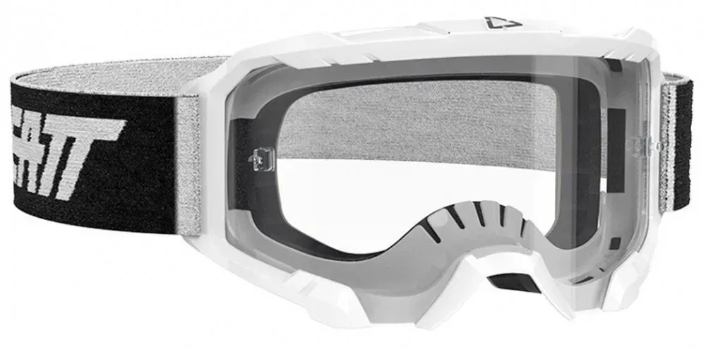 Маска кросова LEATT Goggle Velocity 4.5 - Clear White Clear Lens