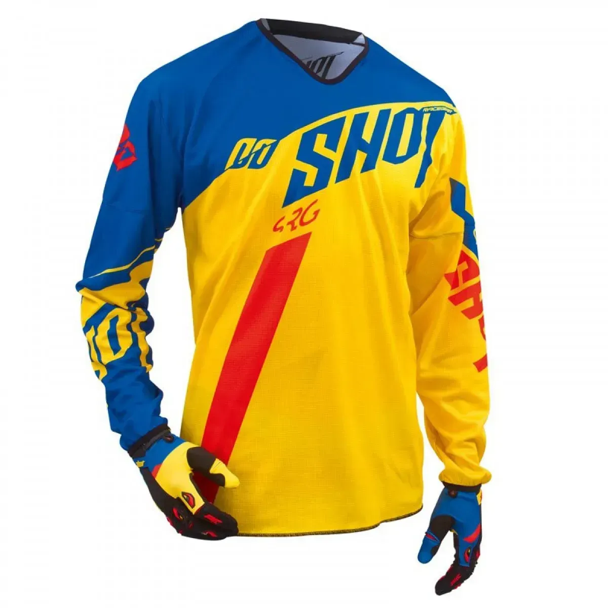 Джерсі Shot RACING FLEXOR Yellow Blue Red XL