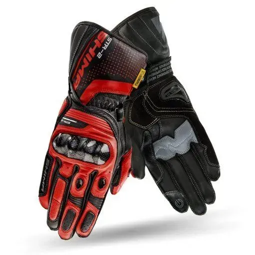 Моторукавички Shima STR-2 Black-Red XL