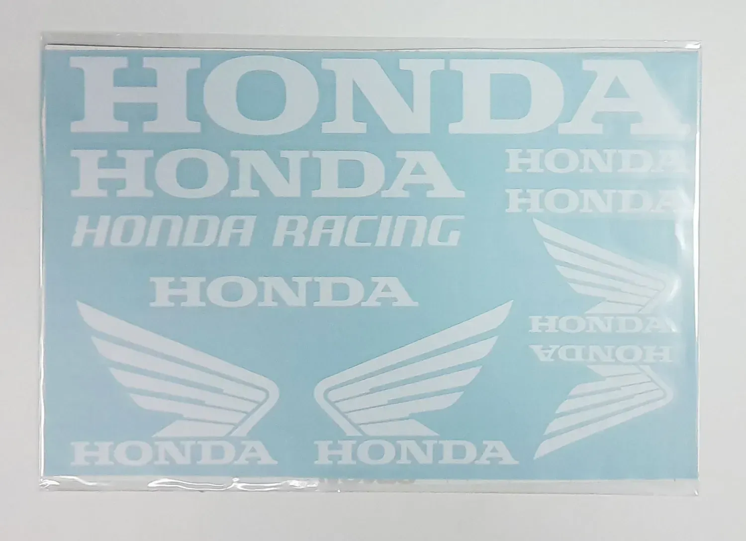 Наклейка лист Honda під оригінал біла