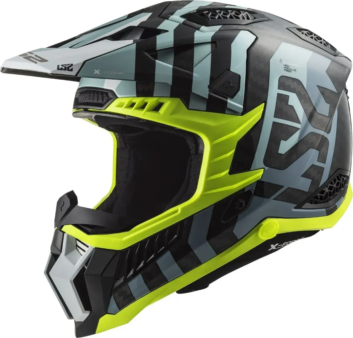 Мотошолом LS2 MX703 C X-Force Barrier Sky Blue L