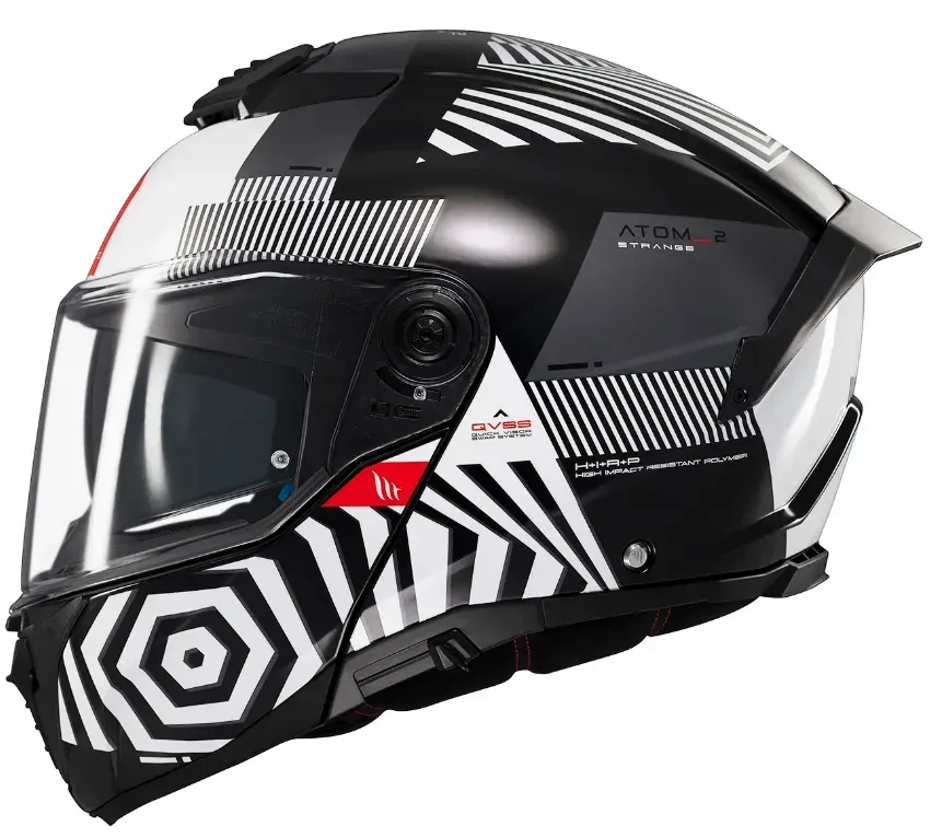 Мотошолом MT ATOM 2 SV STRANGE B2 Gloss L