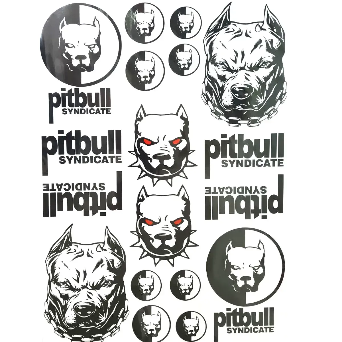 Наклейка лист А3 Pitbull