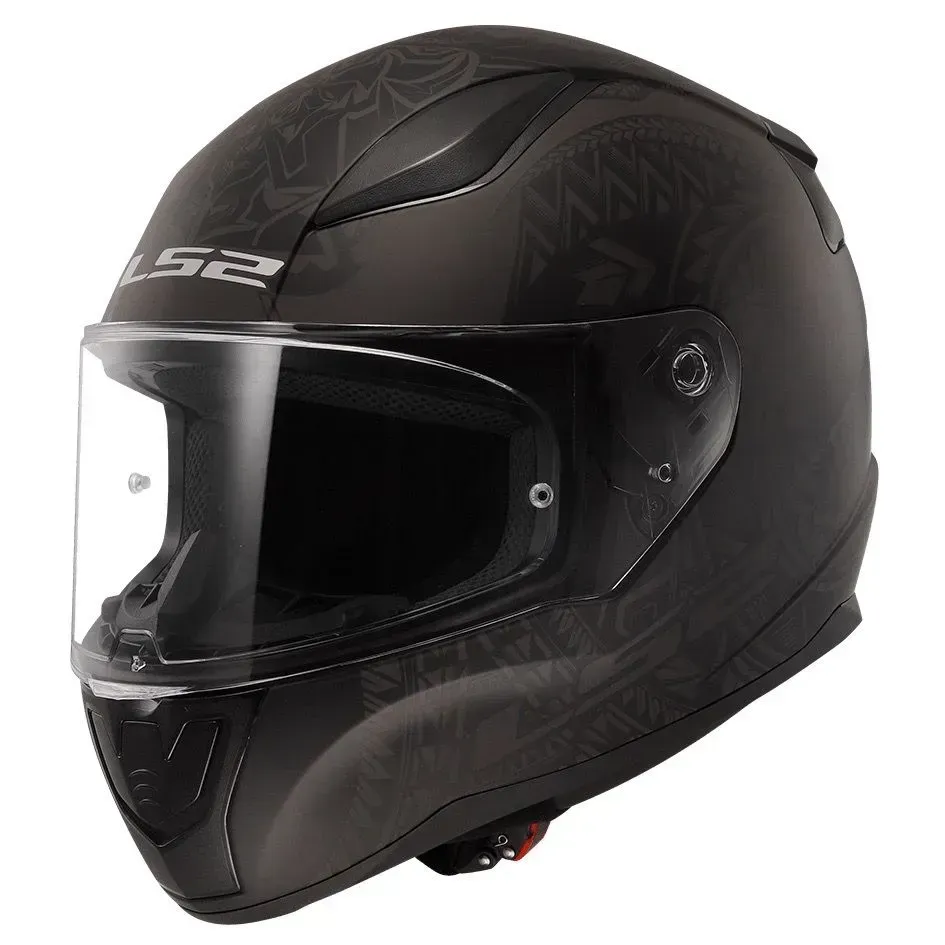 Мотошолом LS2 FF353 Rapid 2 Takaroa Matt Black 7C Grey L