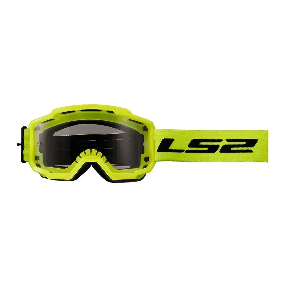 Маска кросова LS2 Charger Goggle Hi-Vis Yellow with Clear Visor