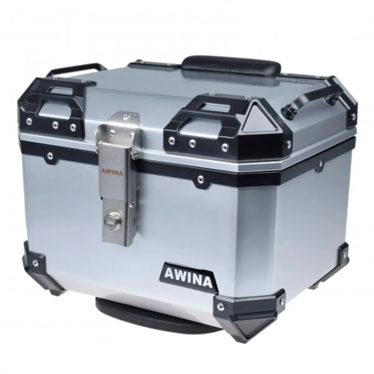 Кофр AWINA 45L 43.5x38x34см пластик серебро AW9037S