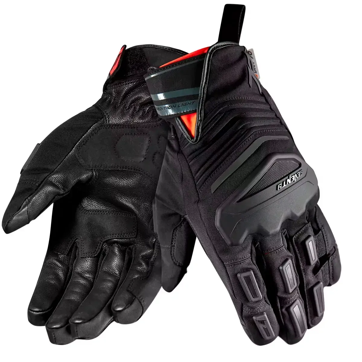 Моторукавички Seventy T13 Aspen Light Black Red L