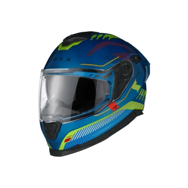 Мотошолом Nexx Y.100R BARON SKY BLUE NEON S