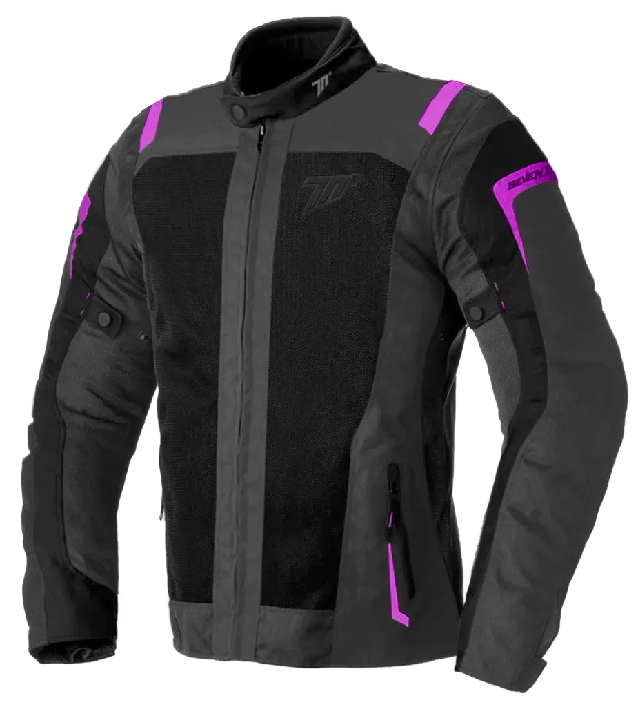 Мотокуртка Seventy JT68 SAHARA LADY Grey Fuchsia S