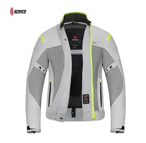 Мотокуртка SCOYCO JK158 Grey-Green M