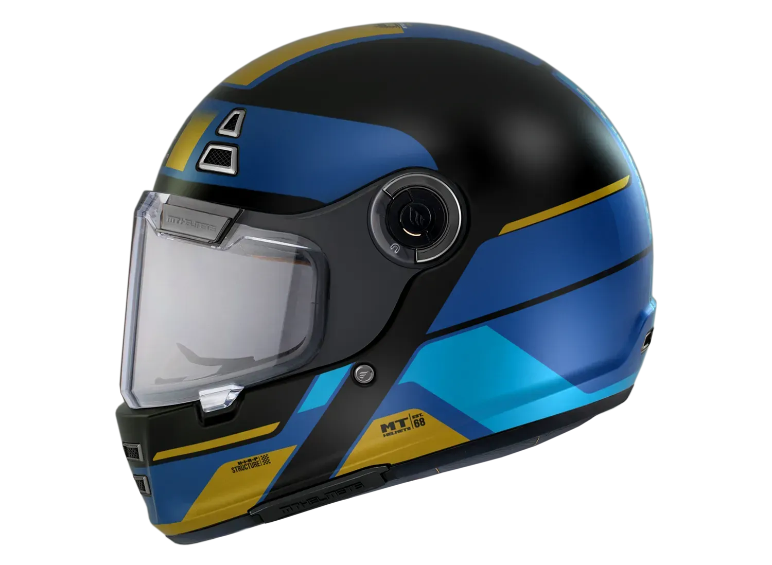 Мотошолом MT Jarama 68TH C7 Matt Blue L