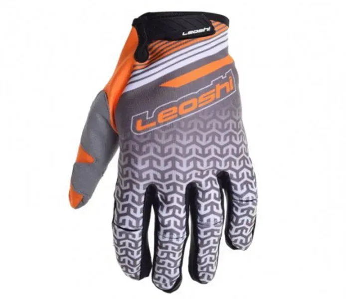 Моторукавички Leoshi MX Grey Orange M