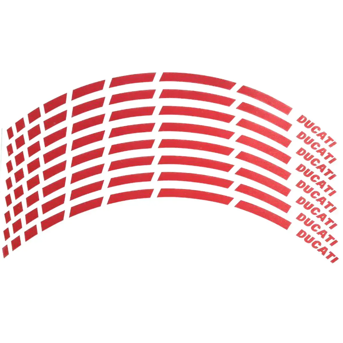 Наклейка на обід колеса Ducati Red