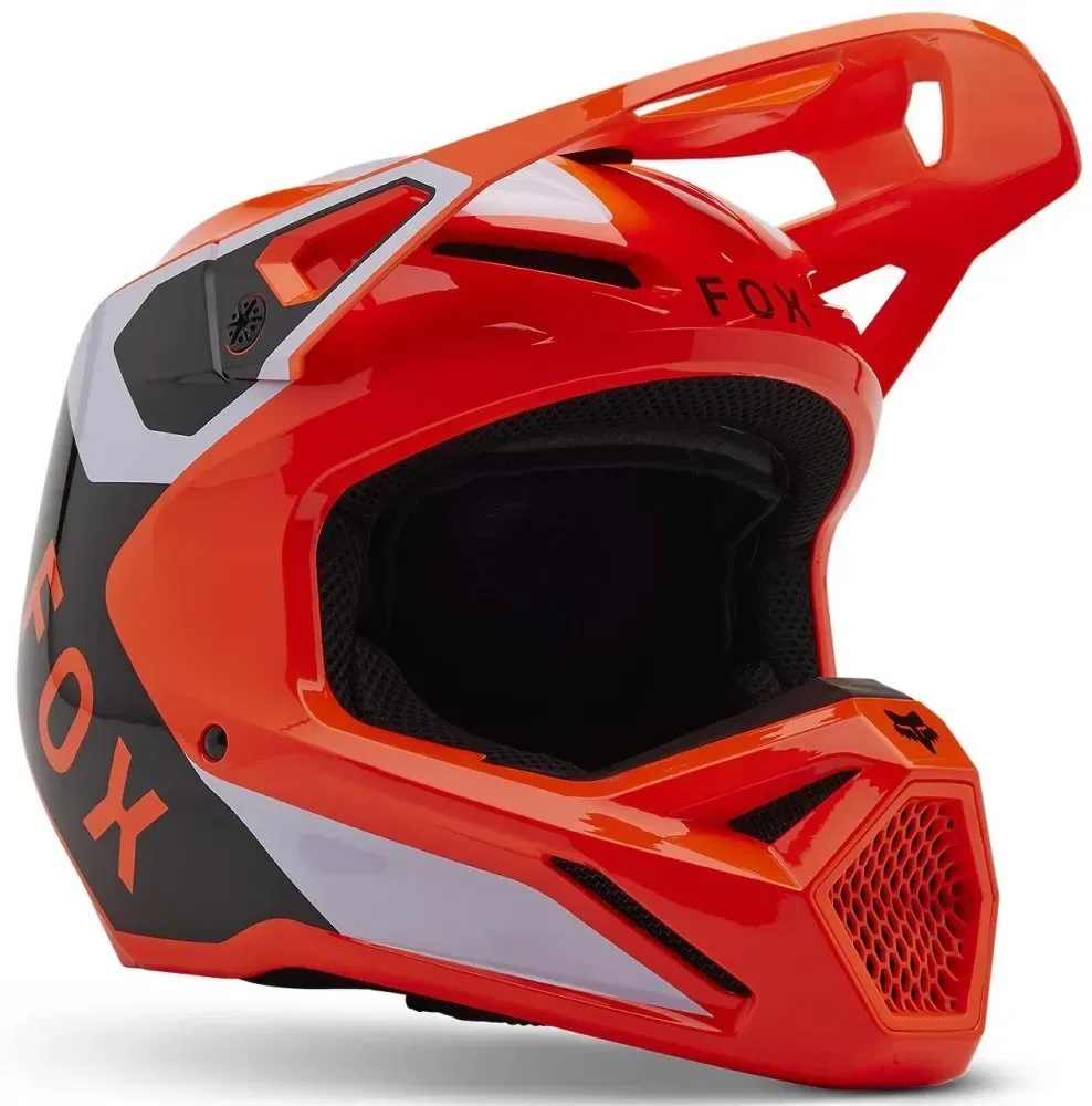 Мотошолом FOX V1 HELMET - LEAN Flo Orange XXL