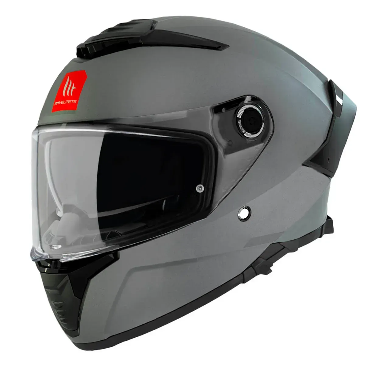 Мотошолом MT THUNDER 4 SV Solid A12 Matt Grey S