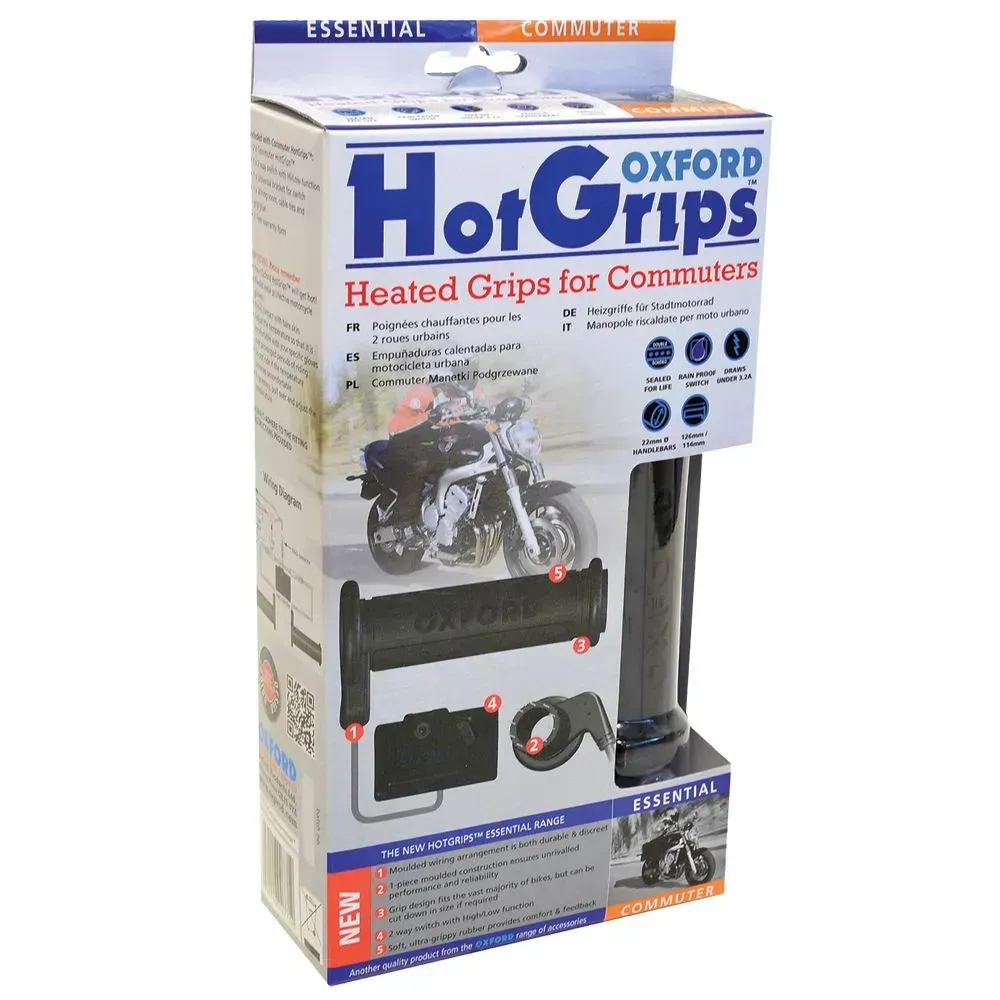 Гріпси з підігрівом Oxford HotGrips Essential -Commuter