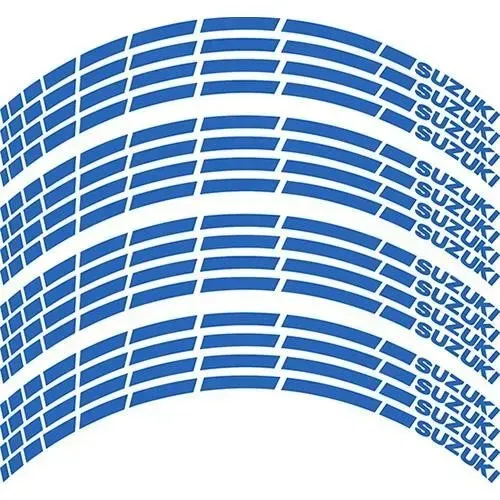 Наклейка на обід колеса Suzuki Blue