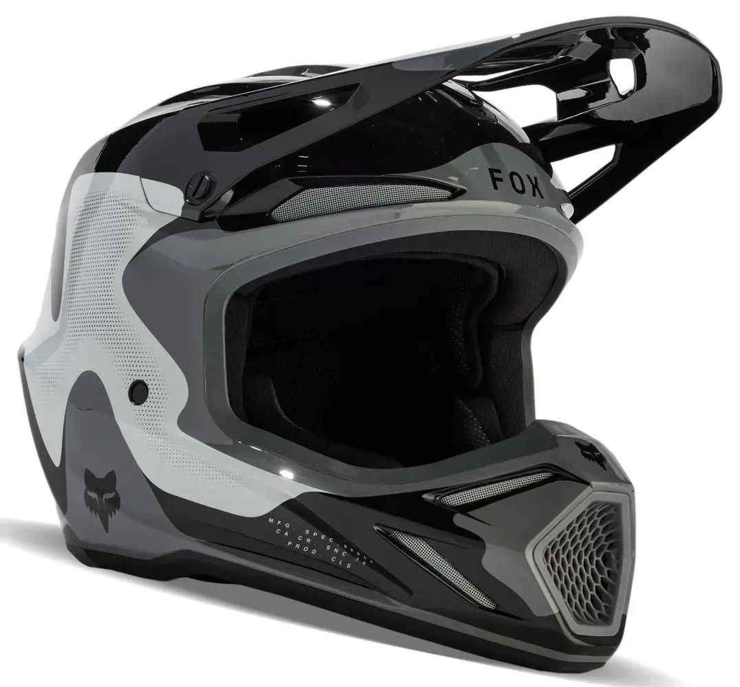 Мотошолом FOX V3 REVISE HELMET Black, L