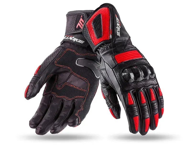 Моторукавички жіночі Seventy R20 Black Red LADY XS