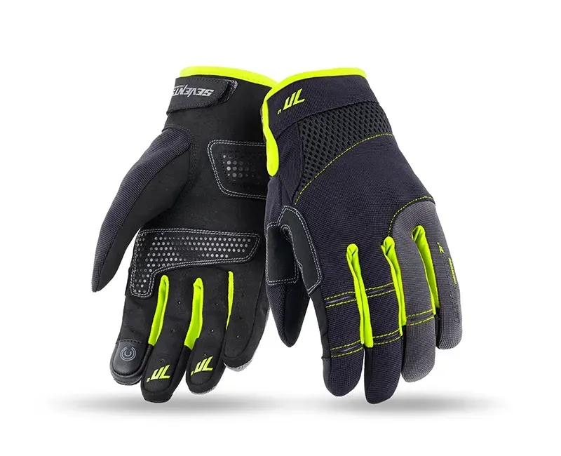 Моторукавички Seventy C50 LADY Black Yellow XS