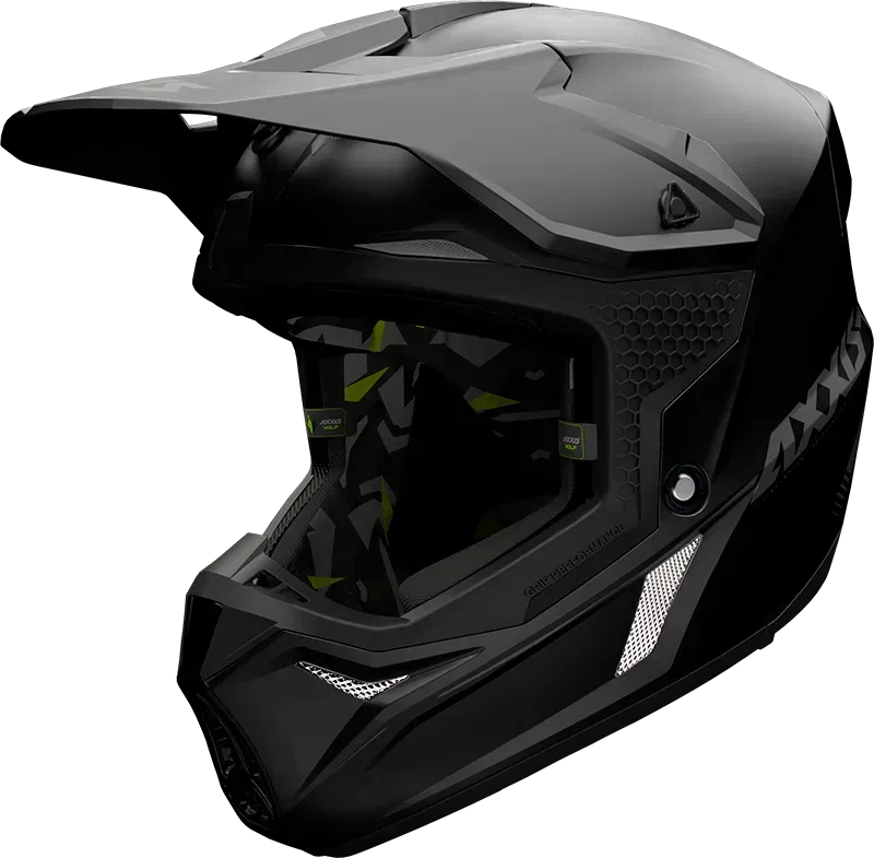 Мотошолом AXXIS WOLF A1 Matt Black XS