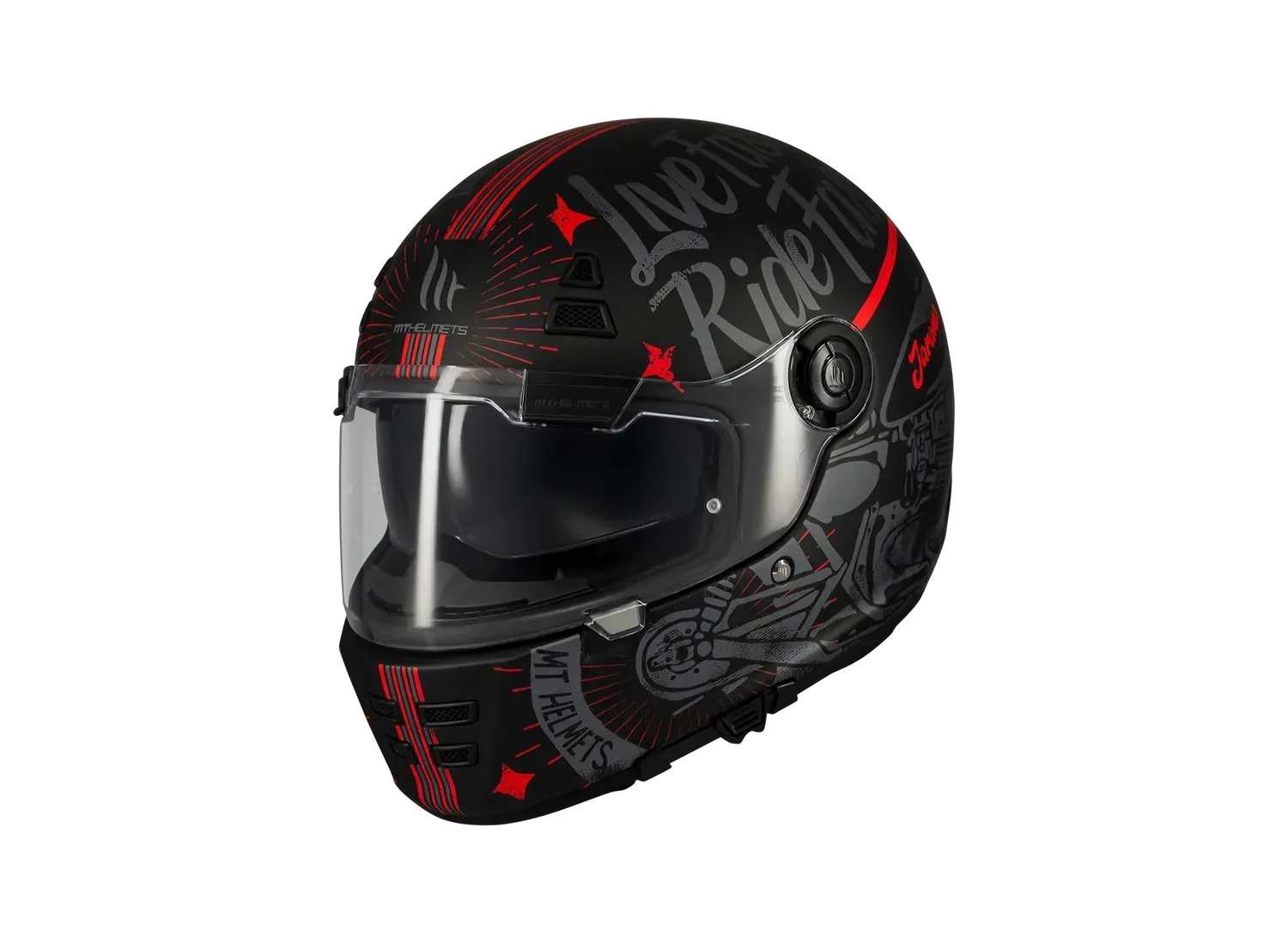 Мотошолом MT Jarama SV ART E5 MATT L