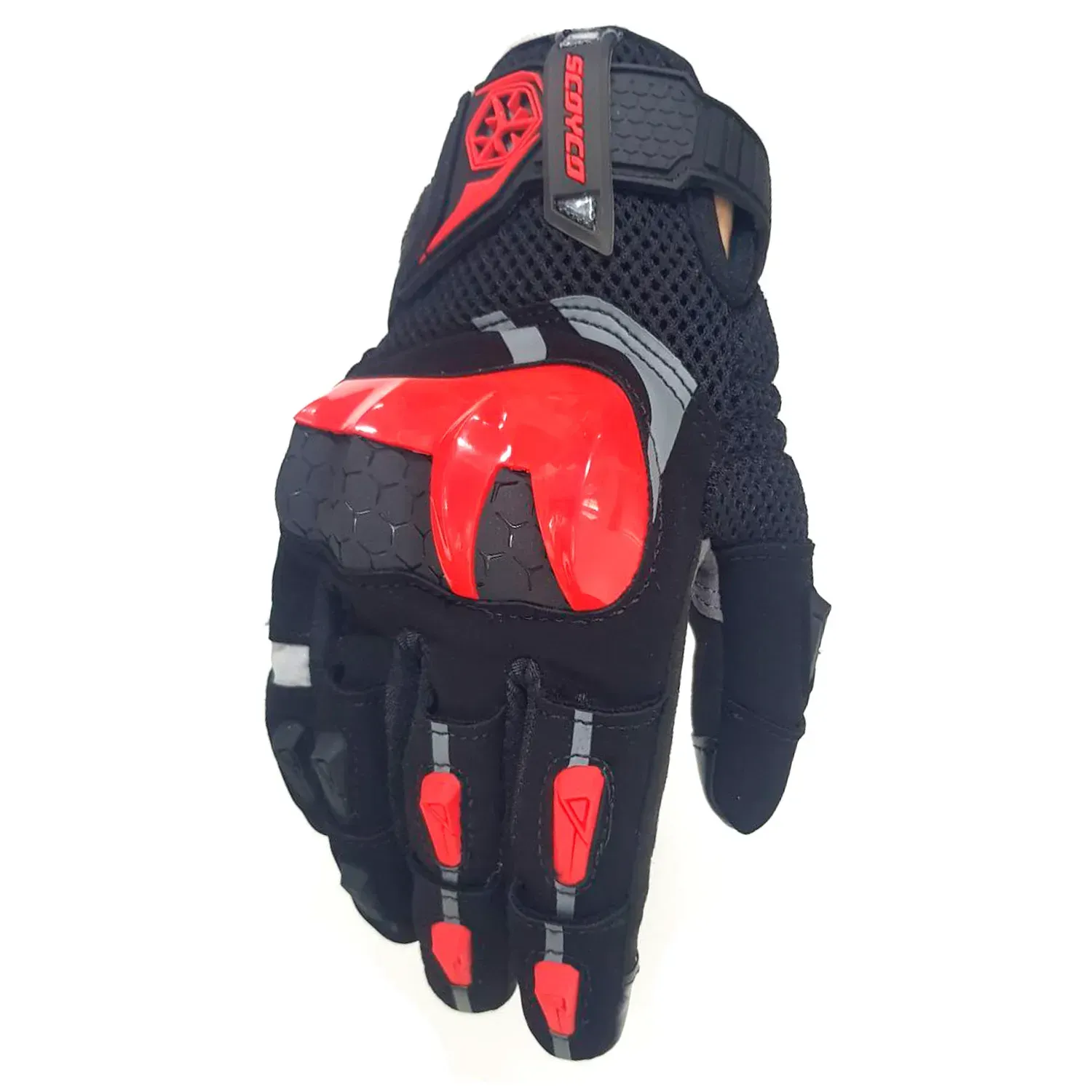 Моторукавички жіночі Scoyco MC117W Lady Black Red S