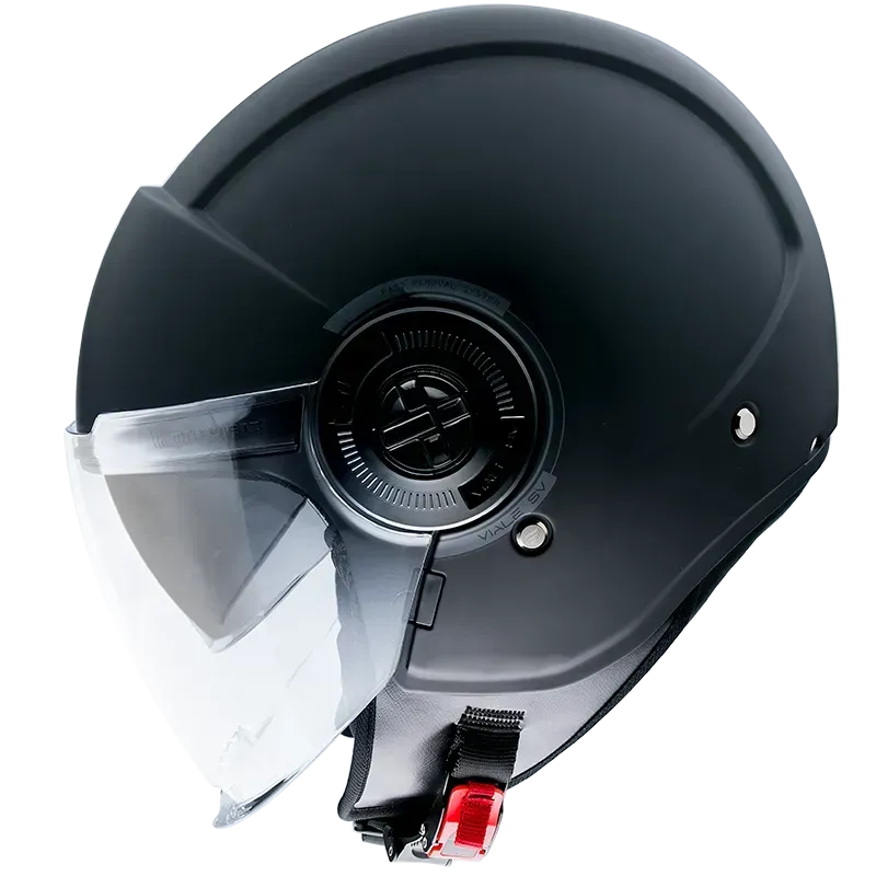 Мотошолом MT VIALE SV S Solid Matt Black XXS