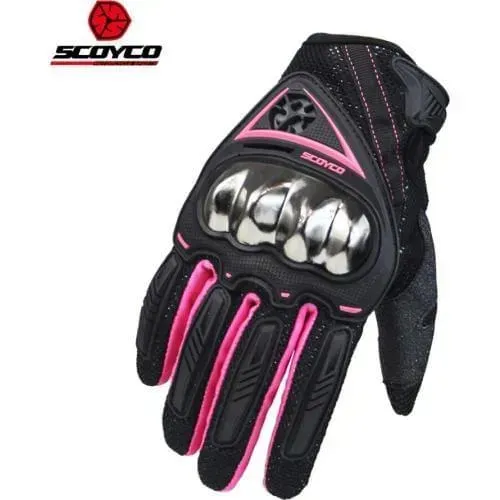 Моторукавички жіночі Scoyco MC44 Lady Pink L