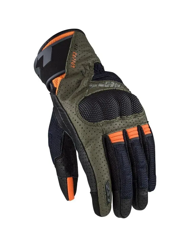 Моторукавички LS2 Air Raptor Green Orange M