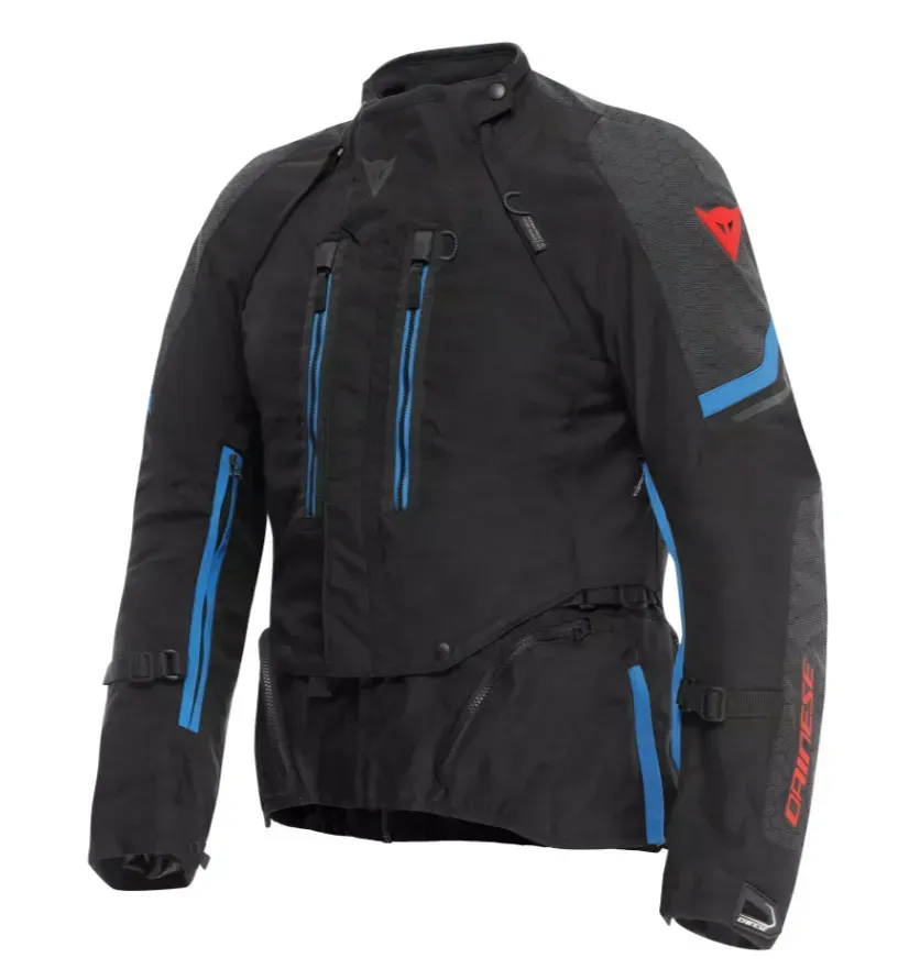 Мотокуртка Dainese SUPER ADVENTURE ABSOLUTESHELL JACKET BLACK BLACK BLUE 52