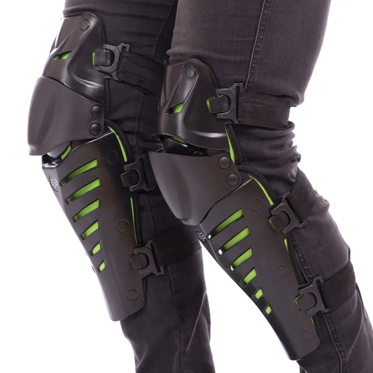 Мотонаколінники FOX Raptor Green