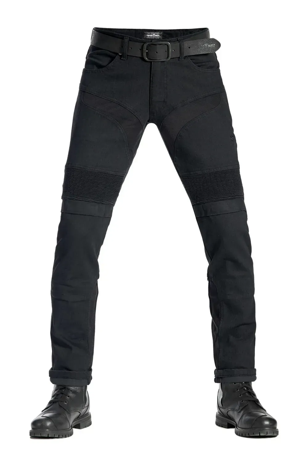 Мотоджинси PandoMoto KARLDO Slim Black AA W29-L32