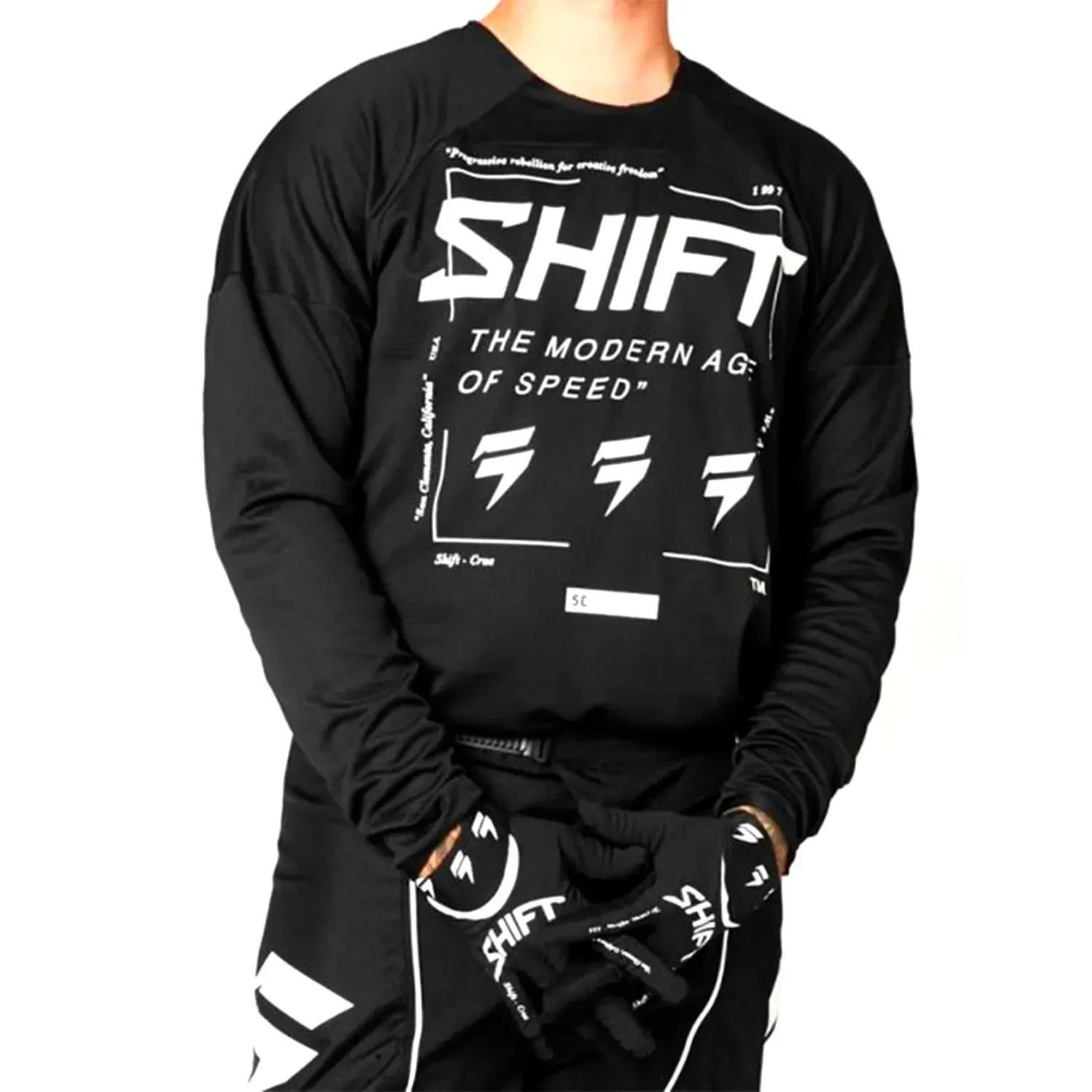 Джерсі штани SHIFT White Label GI Fro Jersey Black M