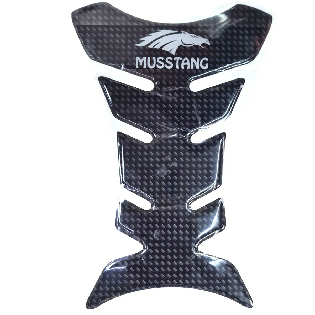 Наклейка на бак NB-1 карбон MUSSTANG