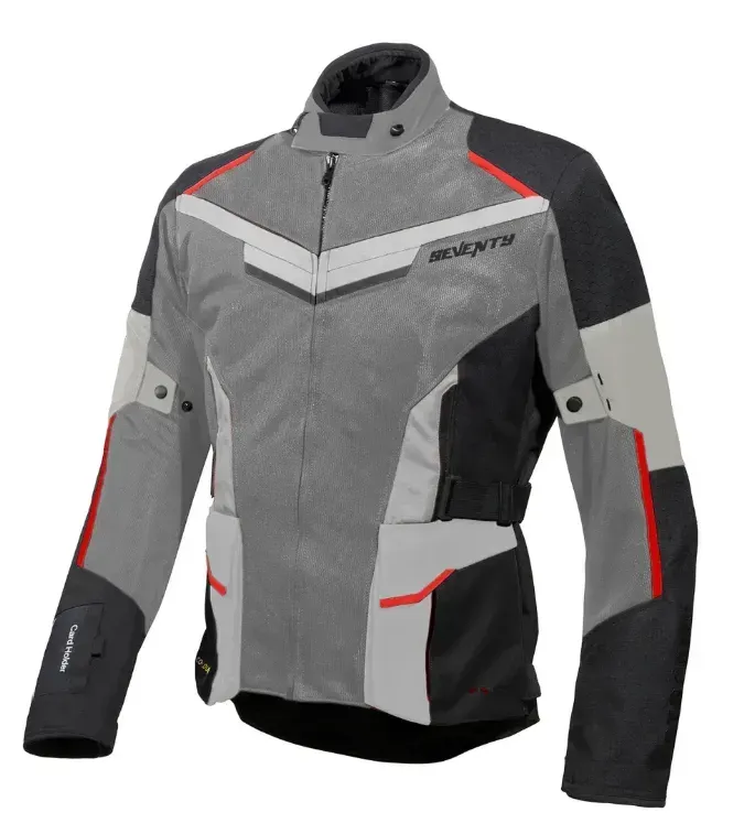 Мотокуртка Seventy JT70 ATACAMA Black Grey Red L