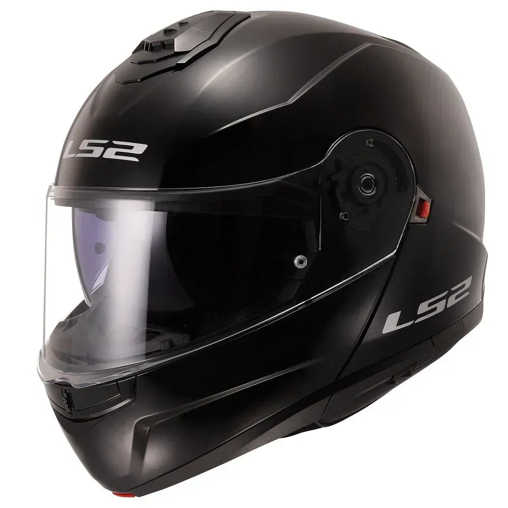 Мотошолом LS2 FF908 Strobe II Solid Gloss Black ECE2206 XS