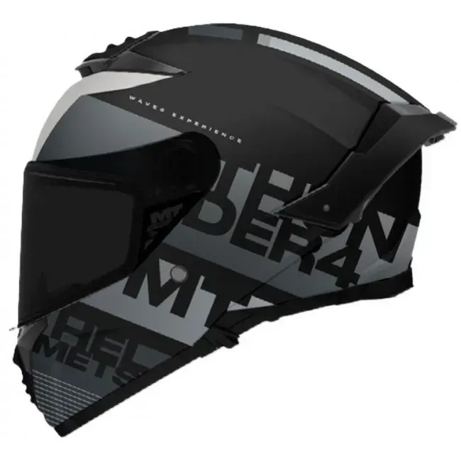 Мотошолом MT THUNDER 4 SV WAVES B2 Matt XS