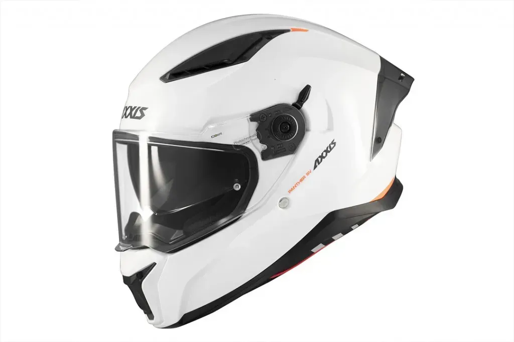 Мотошолом AXXIS PANTHER SV Solid A0 Gloss White M