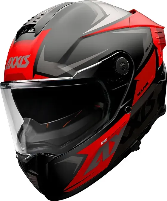 Мотошолом AXXIS HAWK SV EVO IXIL B15 Matt Red XS
