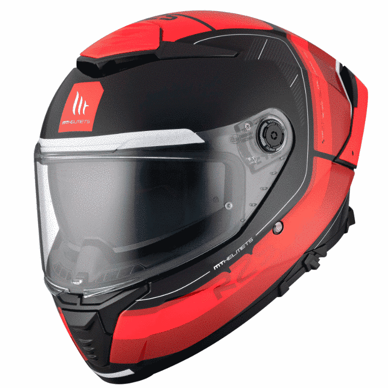 Мотошолом MT THUNDER 4 SV R25 B35 Gloss Red XS