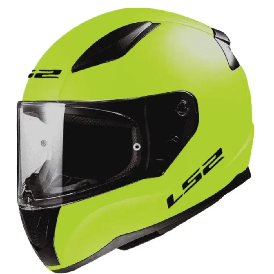Мотошолом LS2 FF353 Rapid 2 Solid Matt Hi-Vis Yellow L