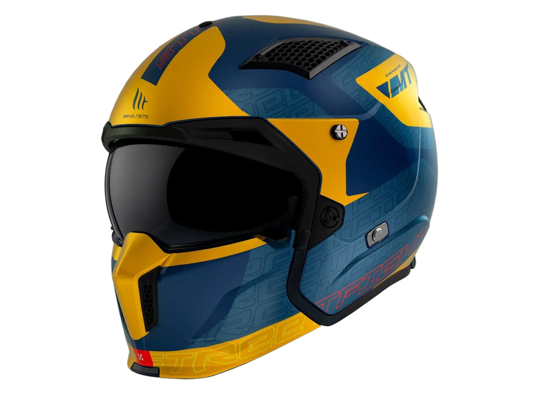 Мотошолом MT STREETFIGHTER SV S Totem C3 Matt Yellow ECE2206 L