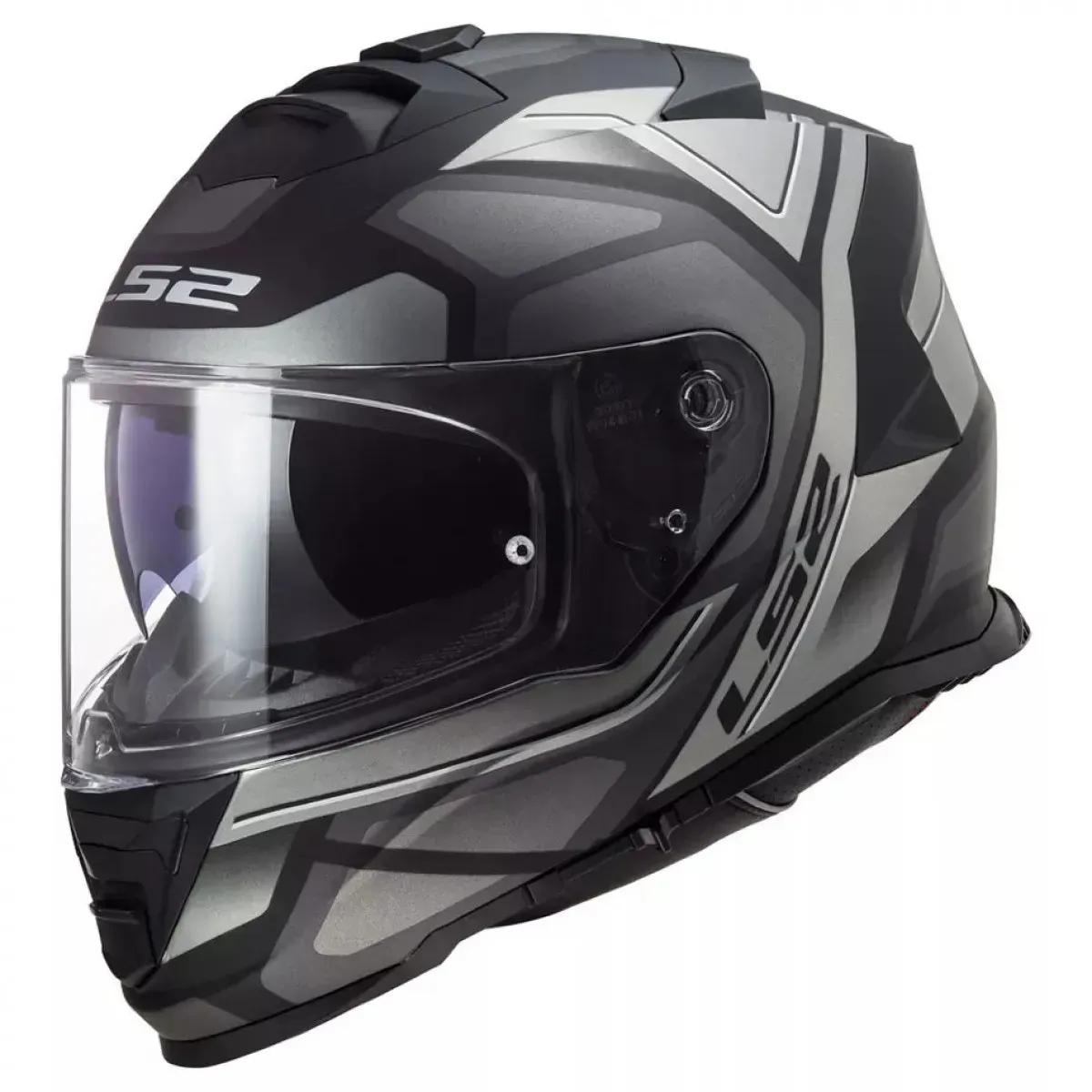 Мотошолом LS2 FF800 Storm 2 Faster Matt Titanium ECE2206 L
