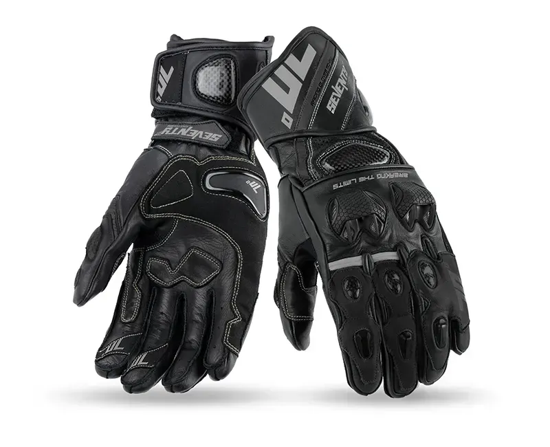 Моторукавички Seventy R12 Black S