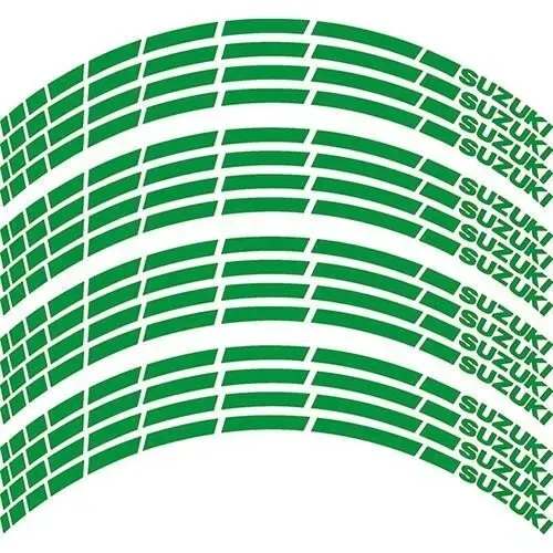 Наклейка на обід колеса Suzuki Green
